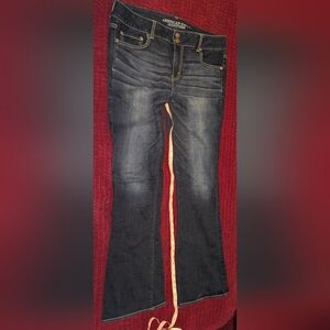 American Eagle Outfitters Skinny Kick Stretch Bootcut, Dark Blue, US 16/18